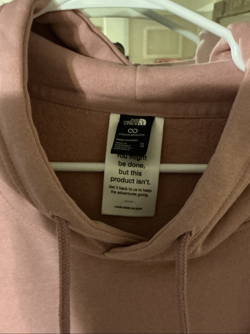 The North Face Women's Dusty Pink Pullover Hoodie - Picture 2 of 3